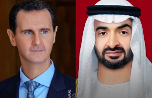 الرئيس بشار الأسد يجري اتصالاً هاتفياً مع الشيخ محمد بن زايد