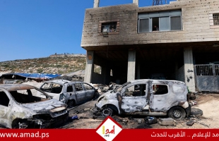 المستعمرون يواصلون هجومهم على قرية المغيّر وإحراق منازل ومركبات المواطنين
