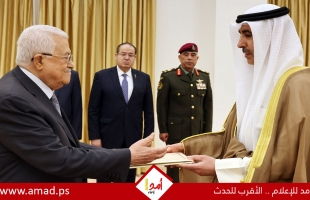 الرئيس عباس يتقبل أوراق اعتماد سفير دولة الكويت لدى فلسطين