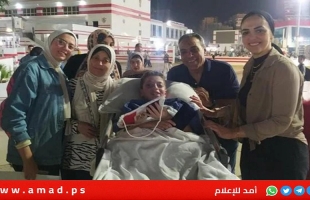 الزمالك يستقبل طفل فلسطيني بترت قدميه نتيجة قصف جيش الاحتلال
