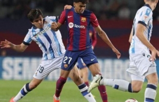 في غياب لامين..برشلونة يتعرض للهزيمة الثانية  من ريال سوسيداد
