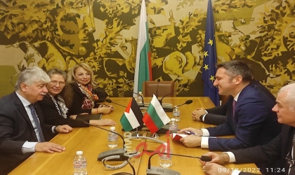 د.مجدلاني يلتقي نائب رئيس البرلمان البلغاري ويبحثان آخر المستجدات السياسية