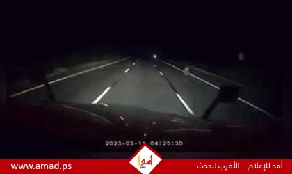 سائق يتفاجأ بظهور شبح أمامه على طريق سريع.. شاهد