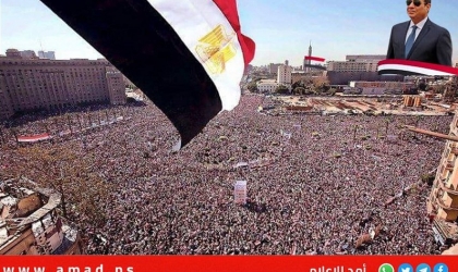 السيسي: الشعب المصري خرج رافضاً الظلم والطائفية ومعلناً مصر لا تقبل الاختطاف