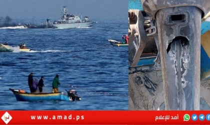 زوارق الاحتلال تطلق النار تجاه مراكب الصيادين جنوب غزة
