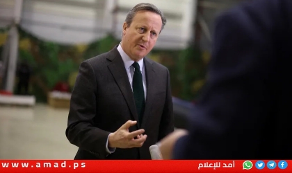 كاميرون يعرب عن قلقه من فرض إسرائيل قيودا مالية على السلطة الفلسطينية