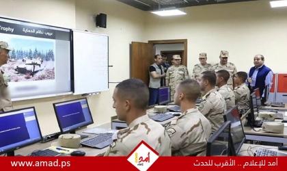 الجيش المصري يستعرض تدمير دبابة "ميركافا" الإسرائيلية أمام السيسي - صور