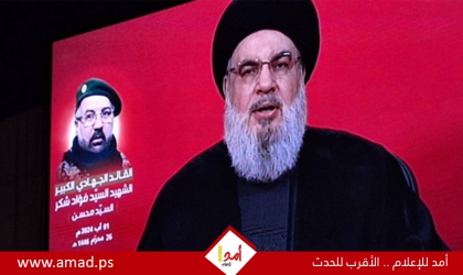 نصر الله يعلن انتهاء عملية الانتقام ضد إسرائيل ردا على اغتيال فؤاد شكر بعدما حققت أهدافها