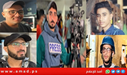 والنقابة تدين..جيش الاحتلال يغتال 5 صحفيين في النصيرات وسط قطاع غزة - أسماء - فيديو