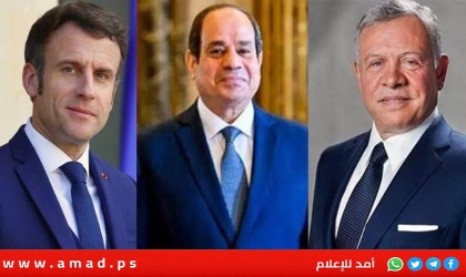 القاهرة: قمة مصرية فرنسية أردنية الاثنين لبحث تطورات حرب غزة