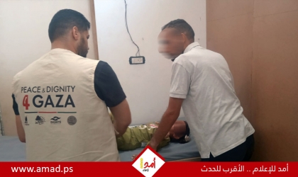 "الجمعية الوطنية للتأهيل" تواصل دعم النازحين في دير البلح بـ"غزة"