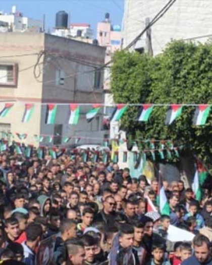 وقفة جماهيرية في طوباس نصرةً للأسرى