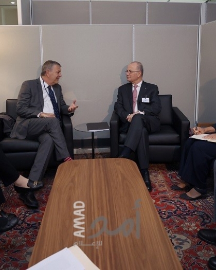 مصطفى يؤكد خلال لقائه لازاريني: أنه لا بديل عن "الأونروا"