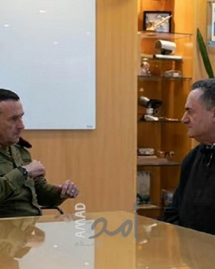 هاليفي وجه نقدا مبطنا لوزير جيش الاحتلال كاتس..ويلمح إلى عزمه الاستقالة