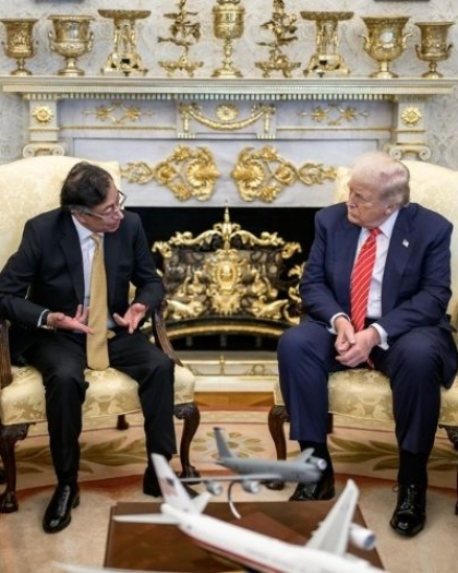 ترامب "يتغزل" في خصمة اللدود الرئيس الكولومبي بيترو: أنت رائع