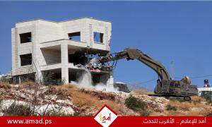 الضفة الغربية: جيش الاحتلال يهدم منزلين في مدينة نابلس